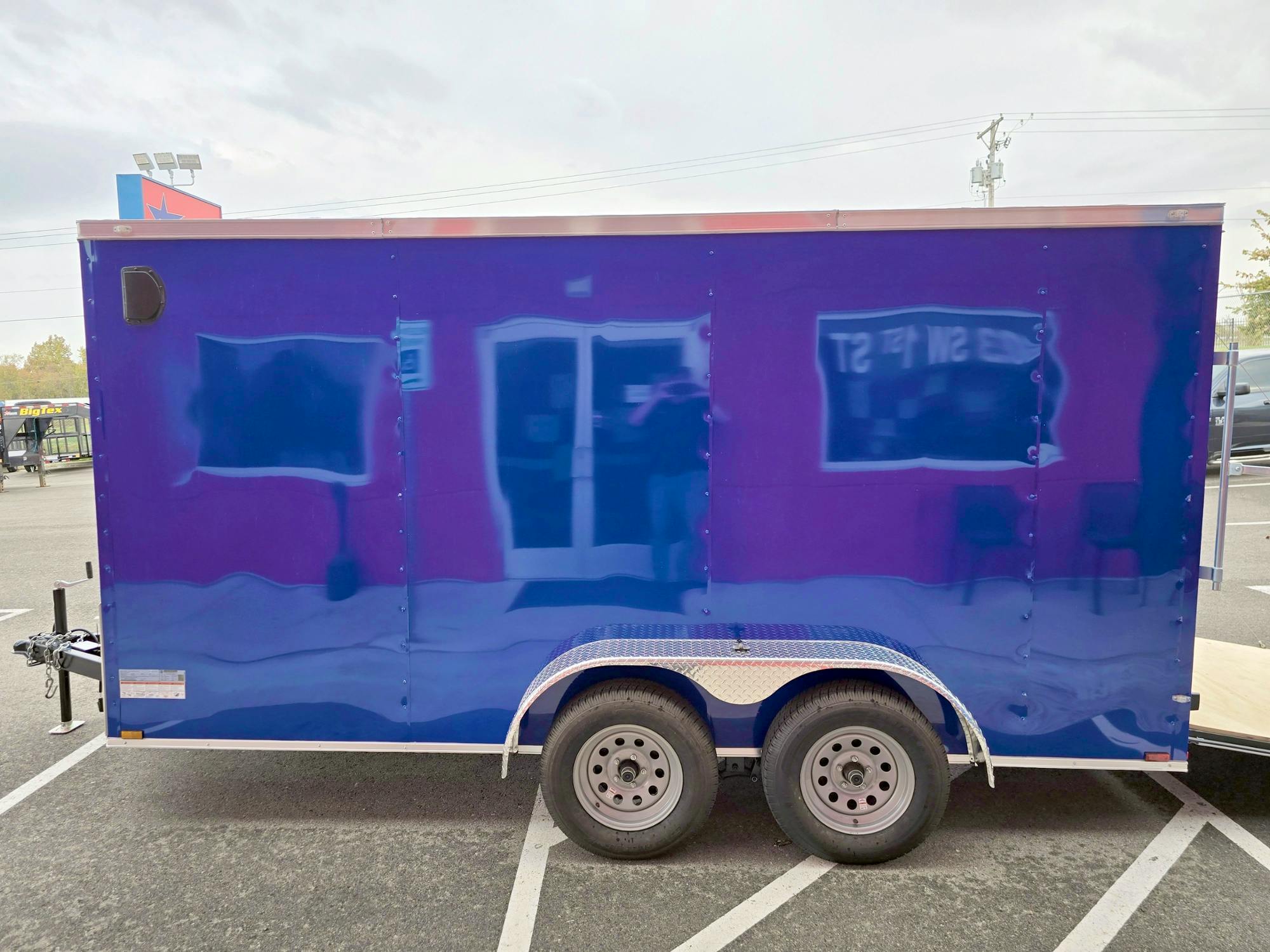 Spartan 7'x14' Enclosed Cargo Trailer w/ Rear Ramp Door (C2) - Image 4