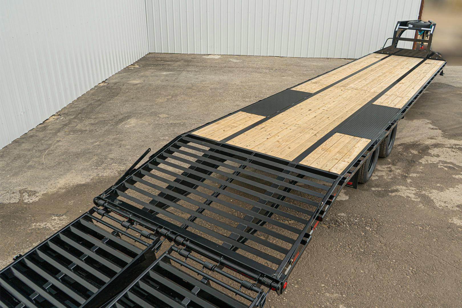 PJ Trailers 40'x102" Gooseneck Low Pro Flatbed Trailer w/ Duals (LD) - Image 24