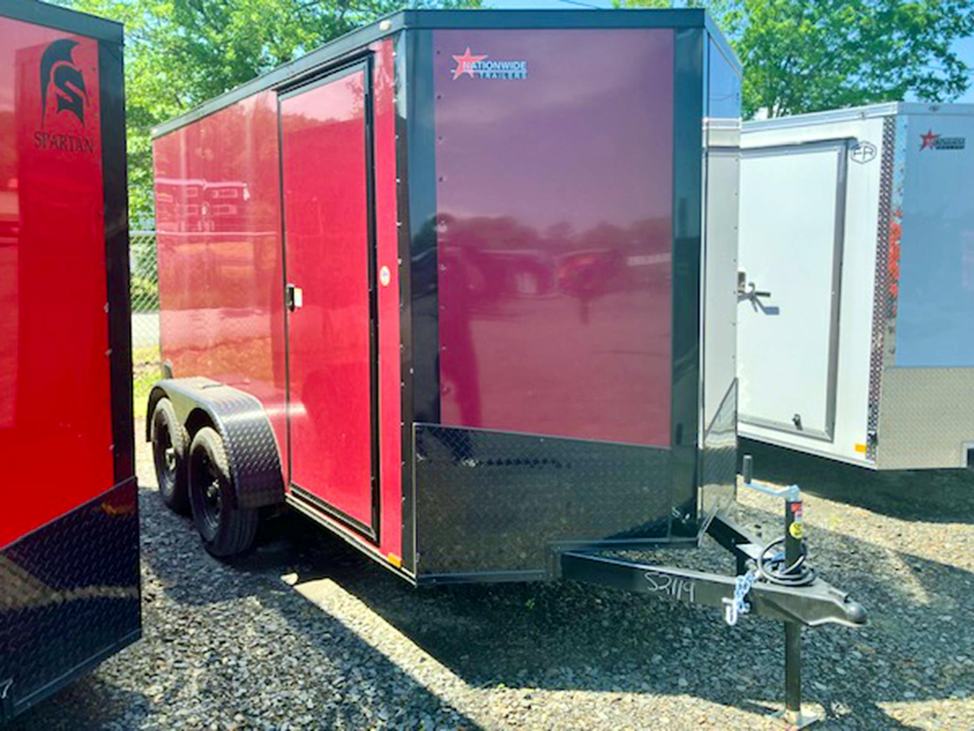 Spartan 6'x12' Enclosed Cargo Trailer w/ Rear Ramp Door (C2) - Stock #85667 - Image 1 of 4