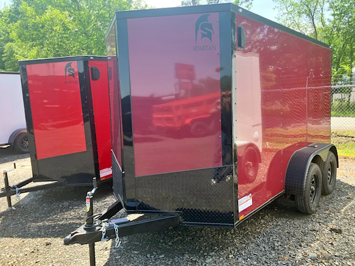 Spartan 6'x12' Enclosed Cargo Trailer w/ Rear Ramp Door (C2) - Stock #85667 - Image 2 of 4 Spartan 6'x12' Enclosed Cargo Trailer w/ Rear Ramp Door (C2) - Stock #85667 - Image 2 of 4