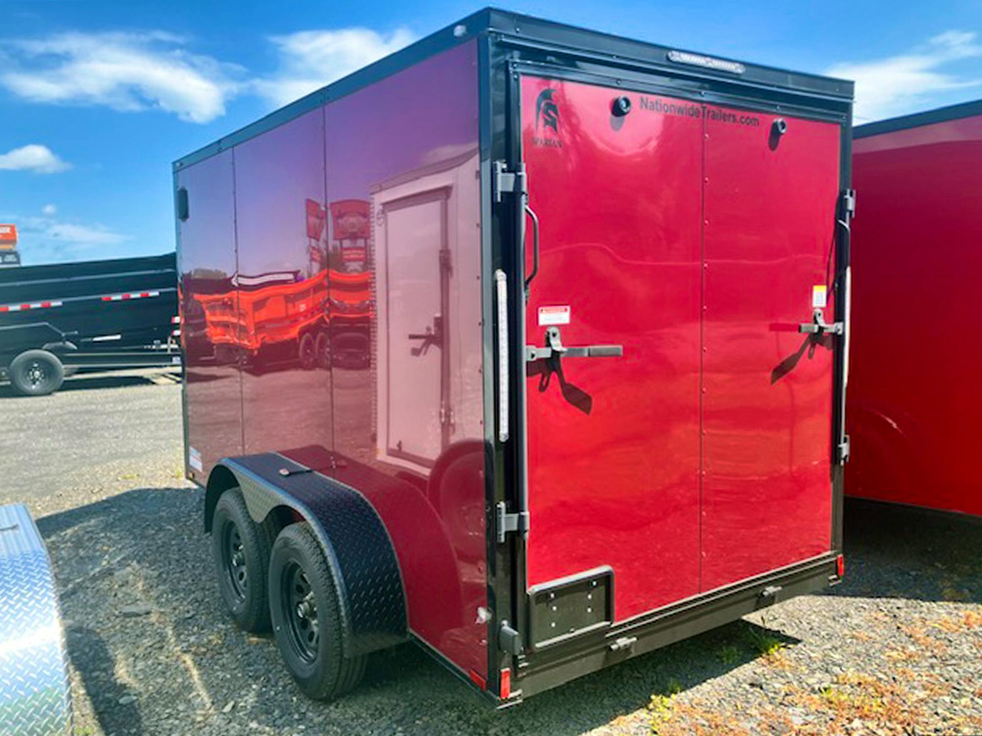 Spartan 6'x12' Enclosed Cargo Trailer w/ Rear Ramp Door (C2) - Stock #85667 - Image 3 of 4