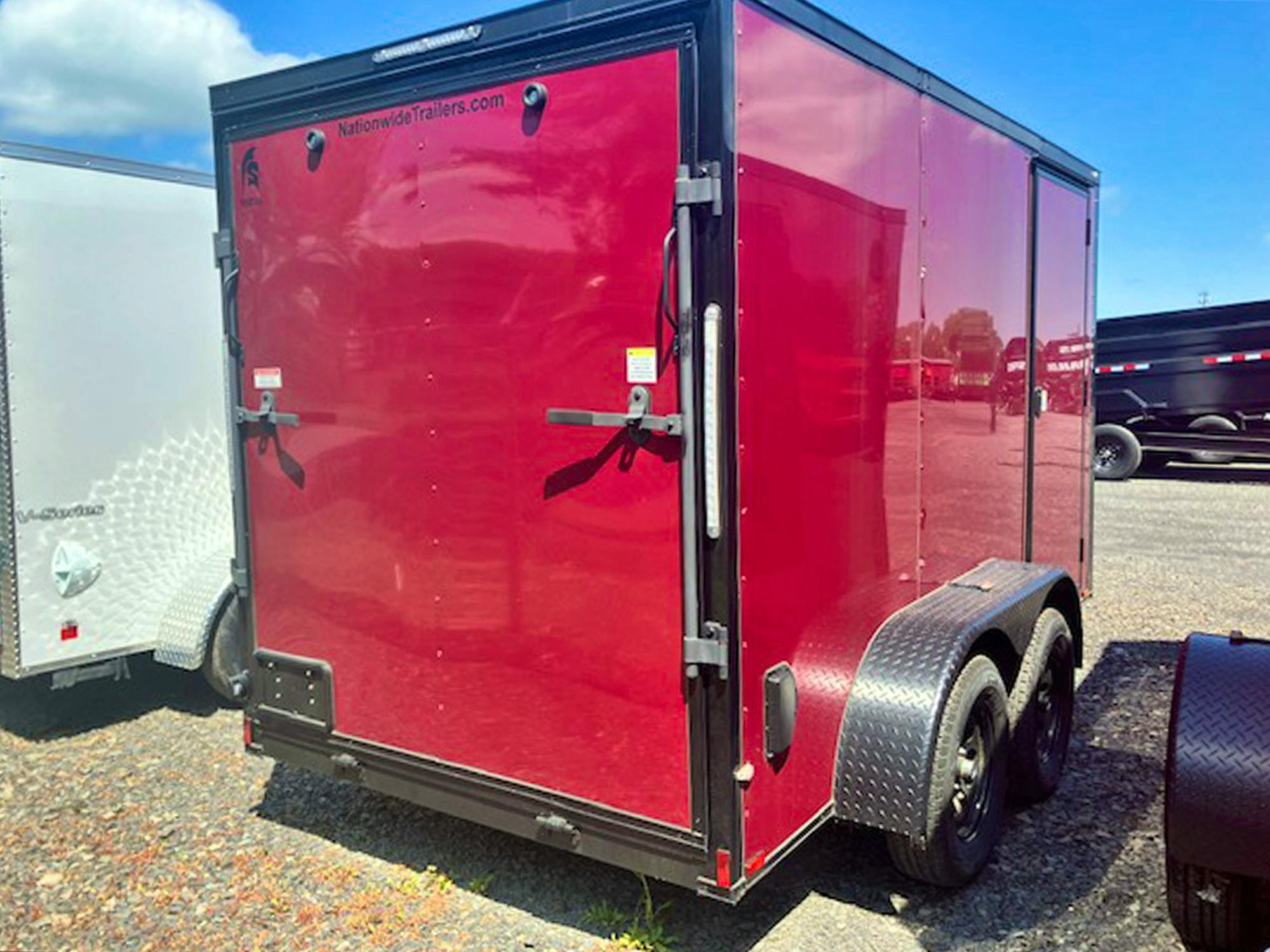 Spartan 6'x12' Enclosed Cargo Trailer w/ Rear Ramp Door (C2) - Stock #85667 - Image 4 of 4