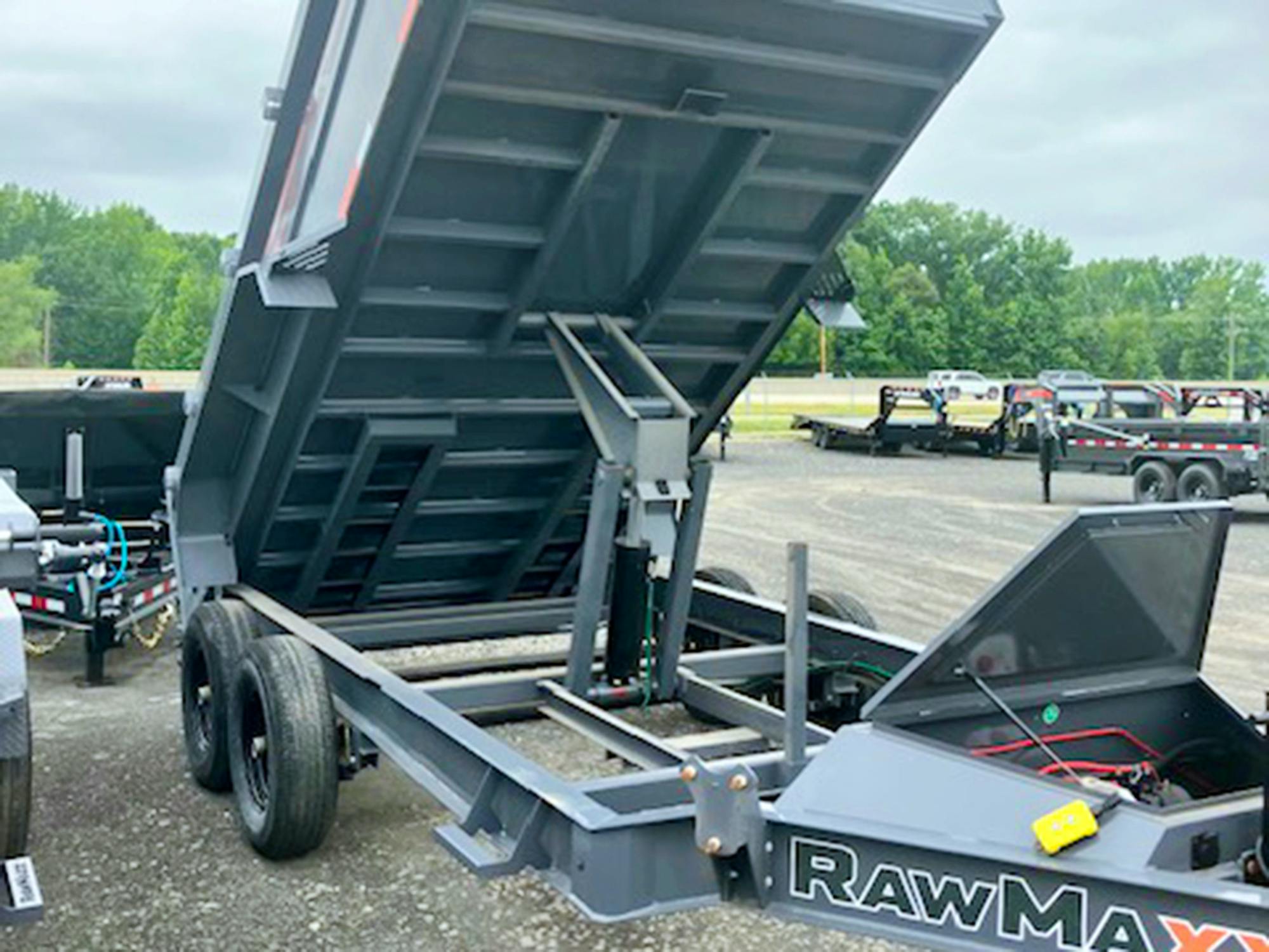 RawMaxx 14'x83" GDX Knight Dump Trailer (GDXK) - Stock #85675 - Image 5 of 7