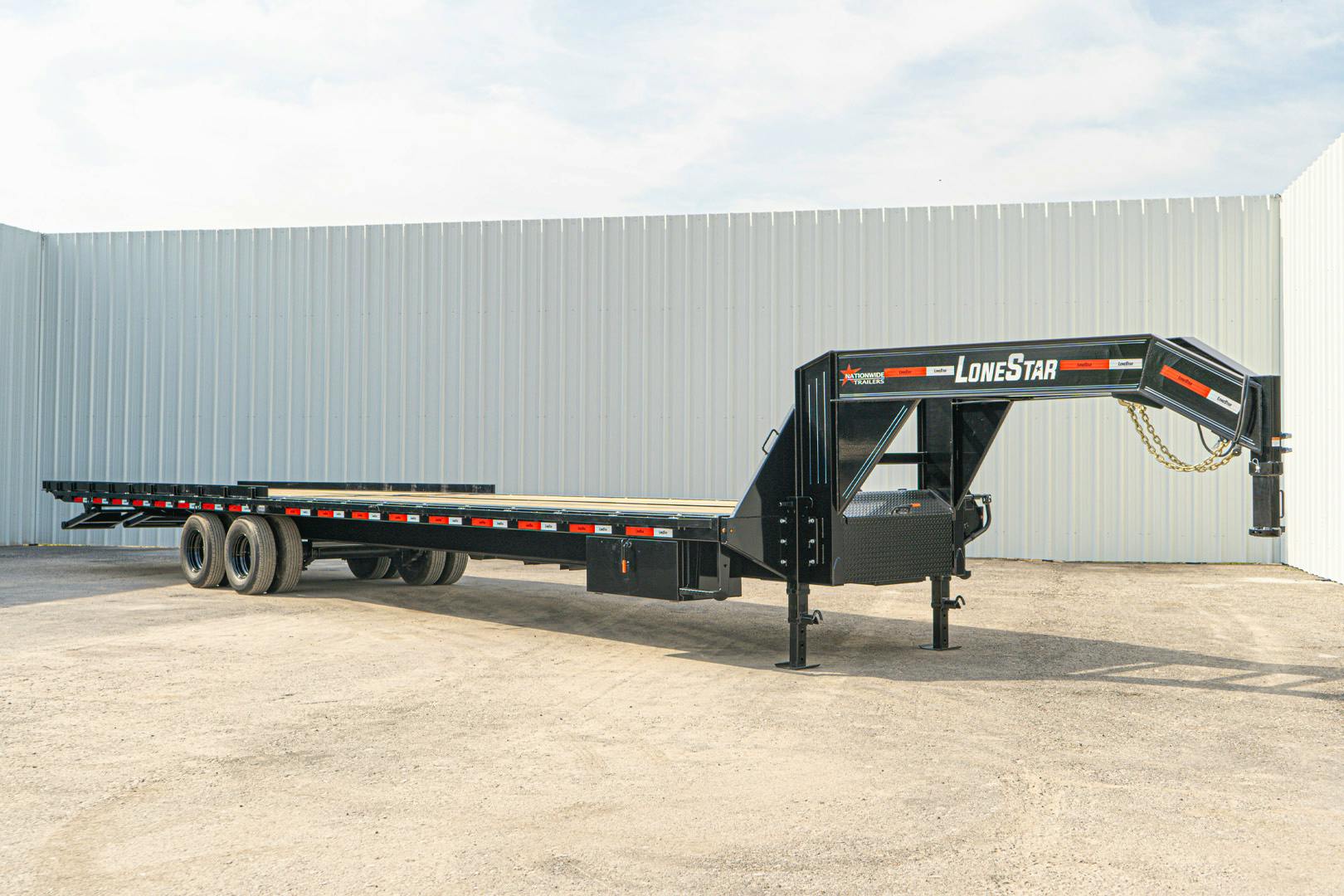 LoneStar 40'x102" Tilt Shipping Container Trailer w/ Duals (TC) - Image 4