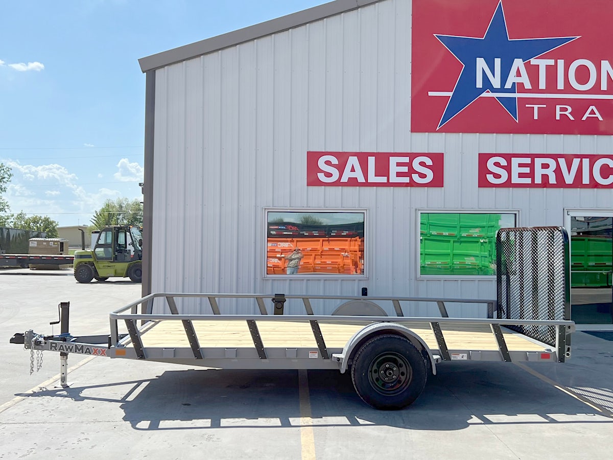 RawMaxx 14'x77" Pipetop Utility Trailer w/4' Gate (UTX) - Image 3