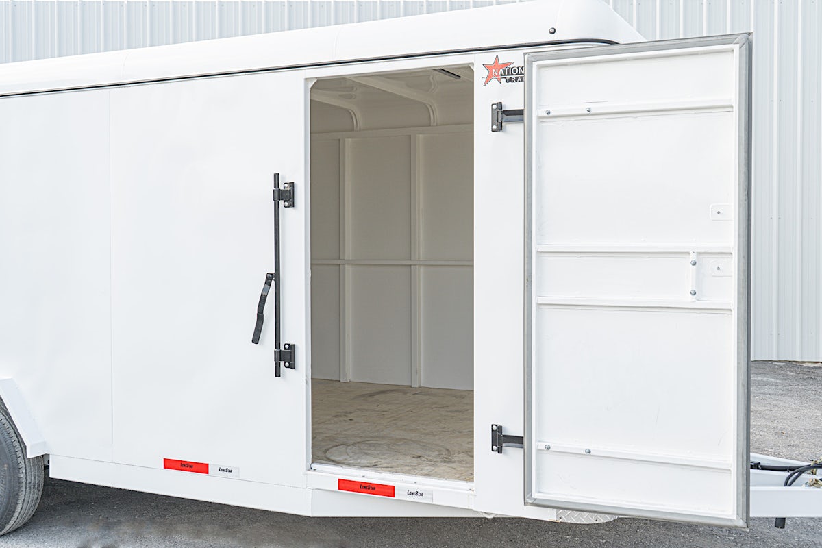 LoneStar 7.10'x20' 14k Steel Enclosed Cargo Trailer w/ Rear Barn Doors (C2) - Image 6