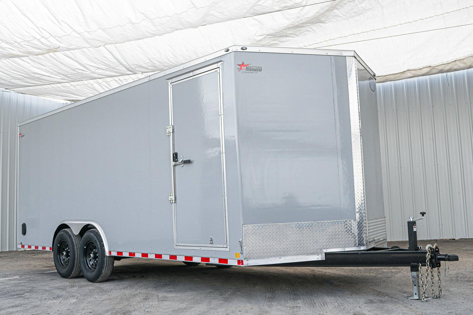 CellTech 8.5'x20' All-Steel Enclosed Cargo Trailer w/ Rear Ramp Door (C2) - Image 3