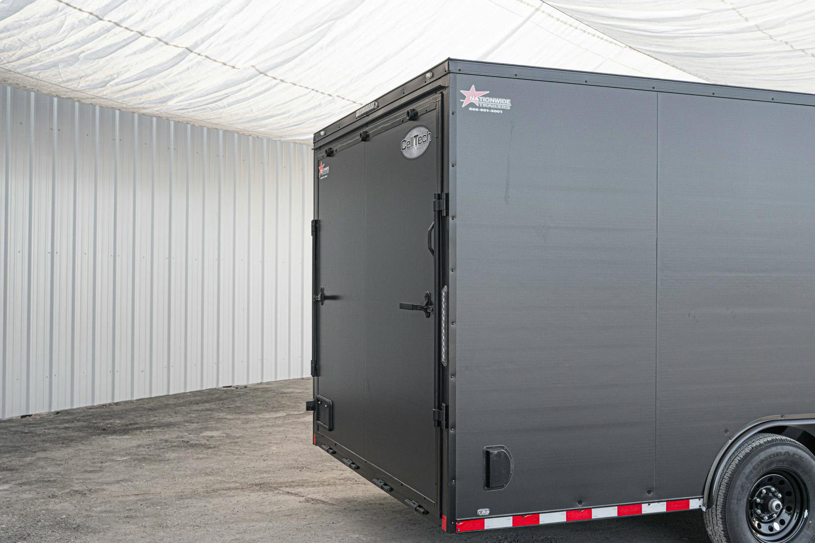 CellTech 8.5'x20' All-Steel Enclosed Cargo Trailer w/ Rear Ramp Door (C2) - Image 13