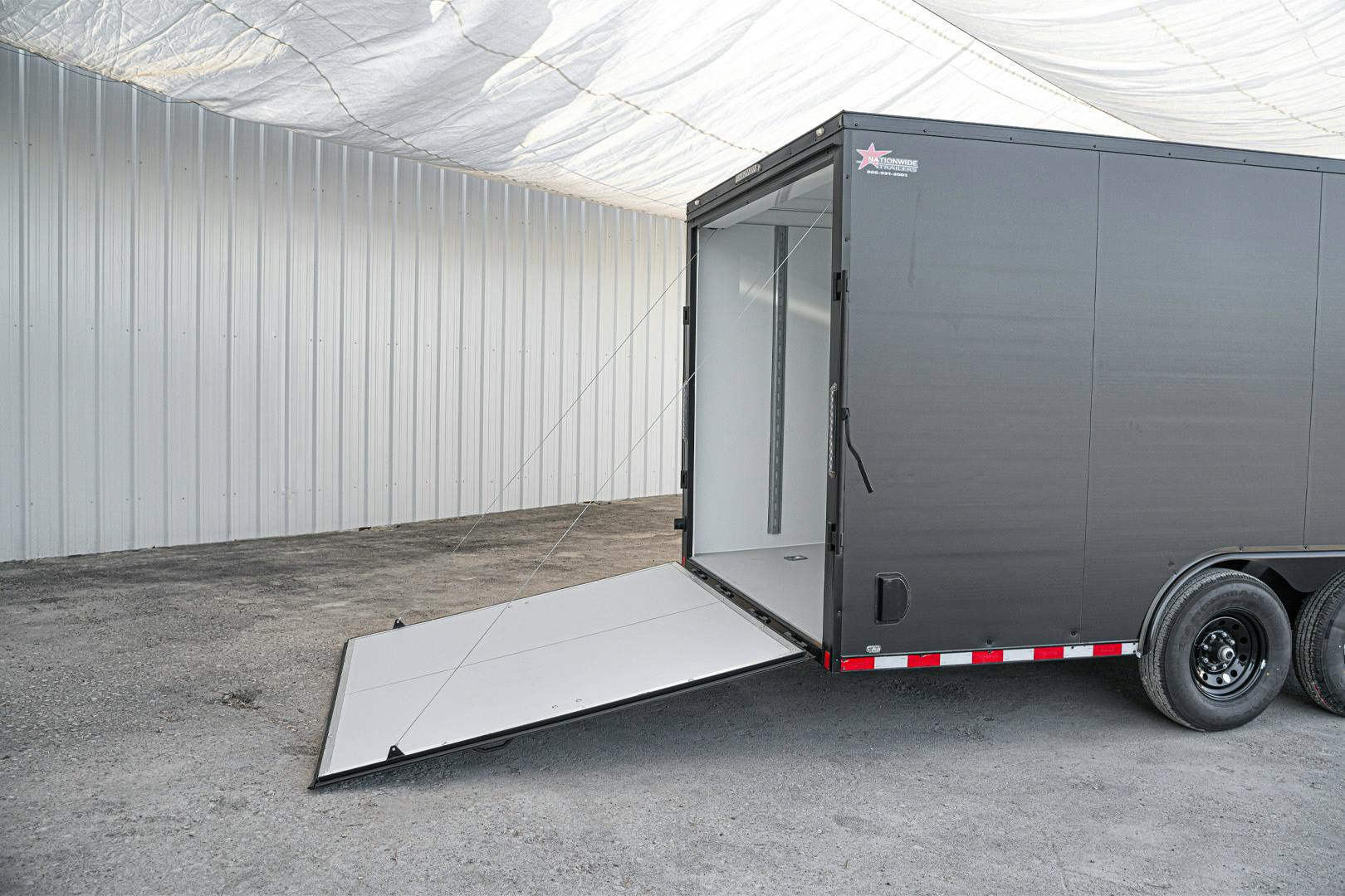 CellTech 8.5'x20' All-Steel Enclosed Cargo Trailer w/ Rear Ramp Door (C2) - Stock #85721 - Image 14 of 21