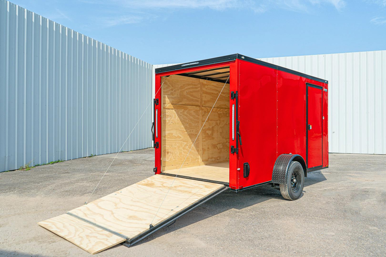 Spartan 6'x12' Enclosed Cargo Trailer w/ Rear Ramp Door (C1) - Image 13