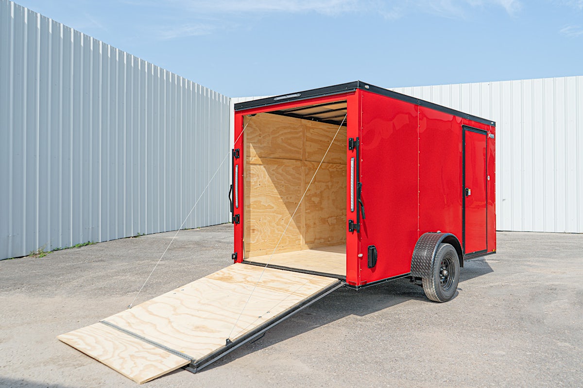 Spartan 6'x12' Enclosed Cargo Trailer w/ Rear Ramp Door (C1) - Image 13