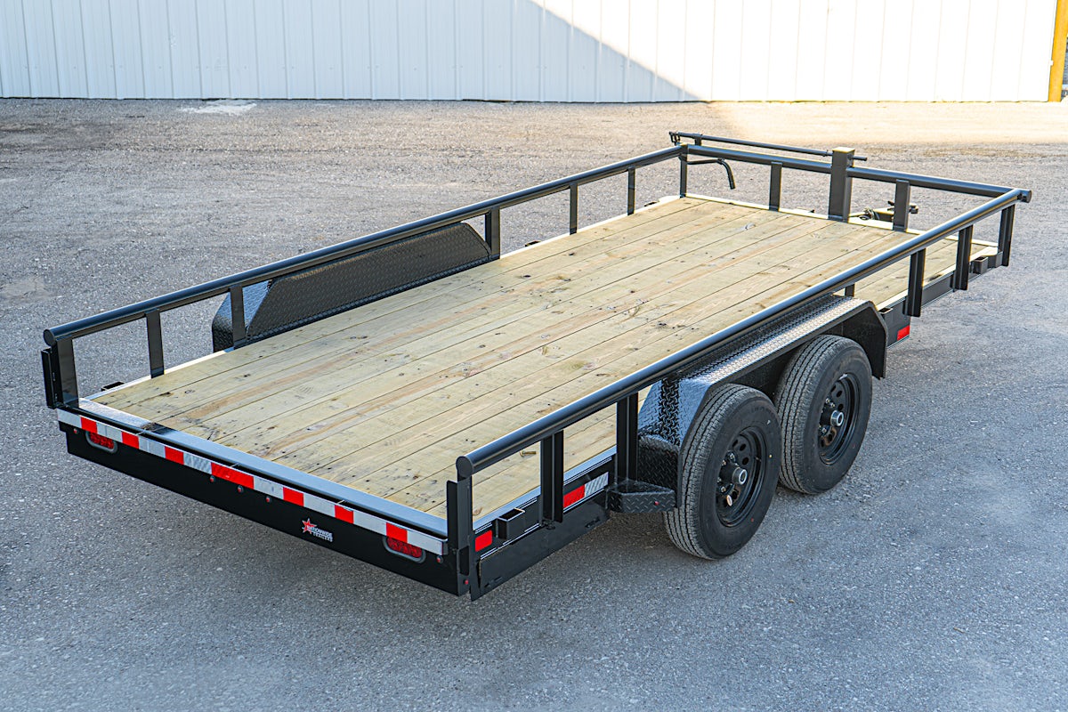 X-ON 16'x83" Equipment Trailer w/ Slide-In Ramps (E2) - Image 11