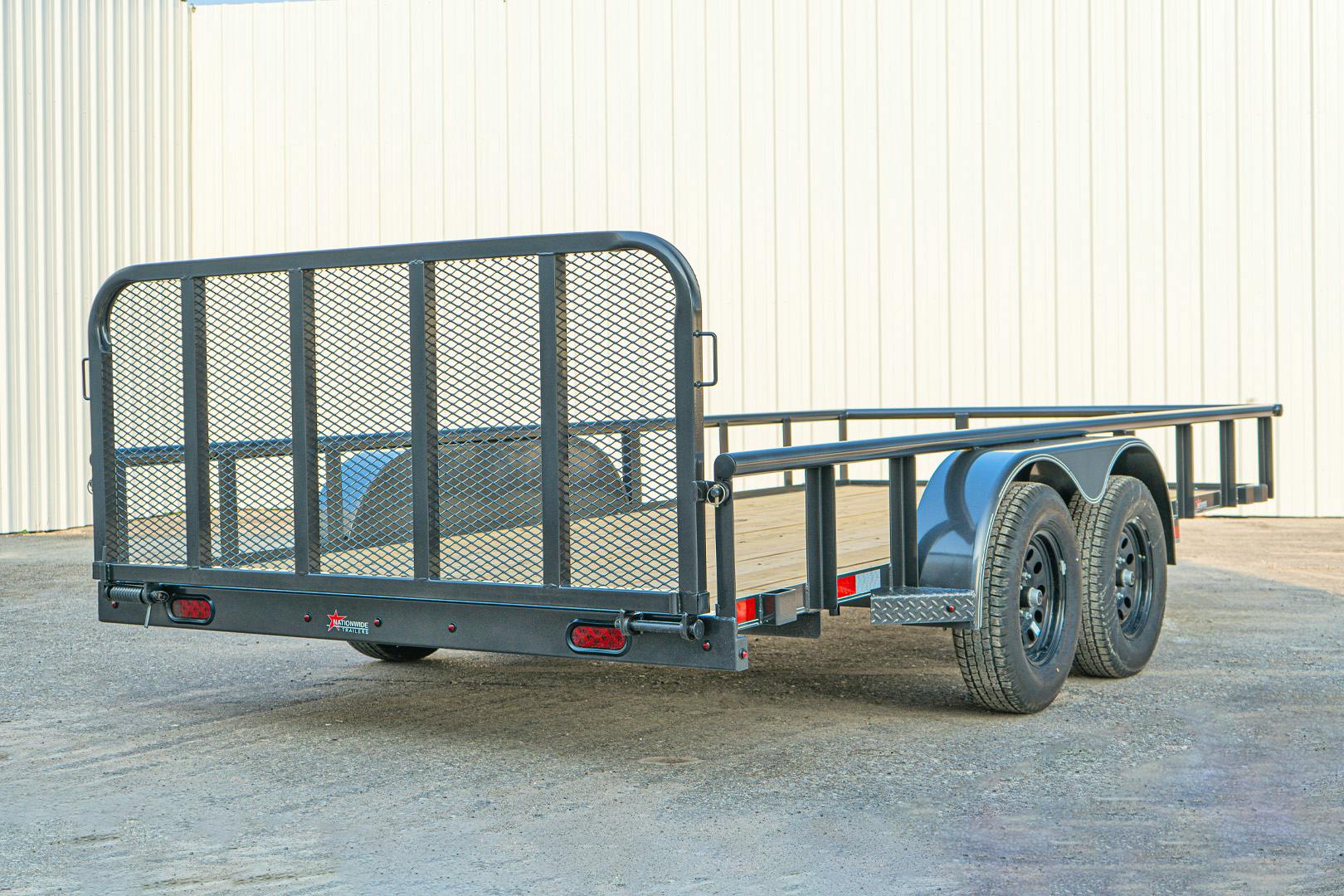 X-ON 16'x83" Utility Trailer w/ 3' Gate (U2) - Image 11