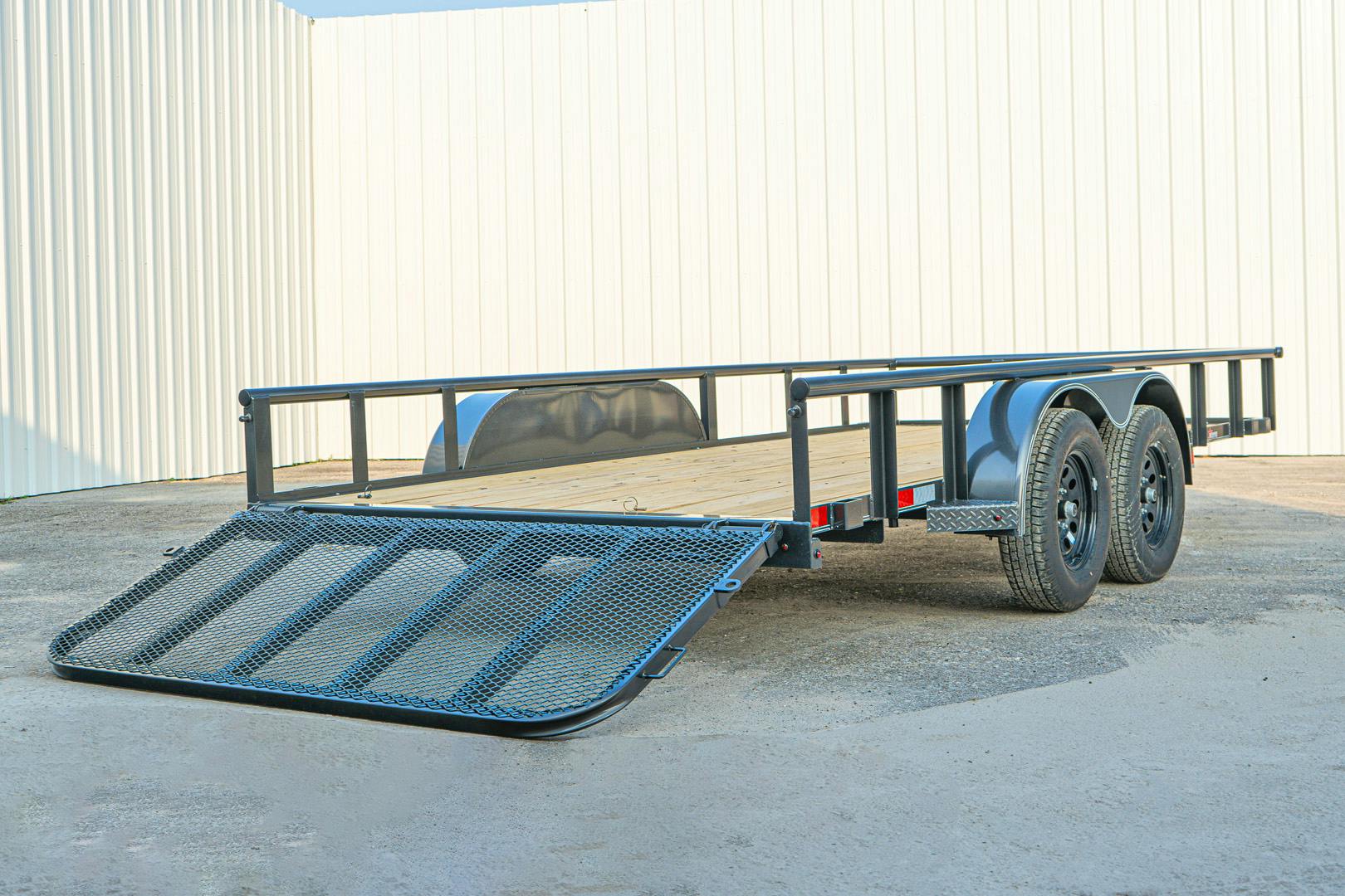 X-ON 16'x83" Utility Trailer w/ 3' Gate (U2) - Image 12