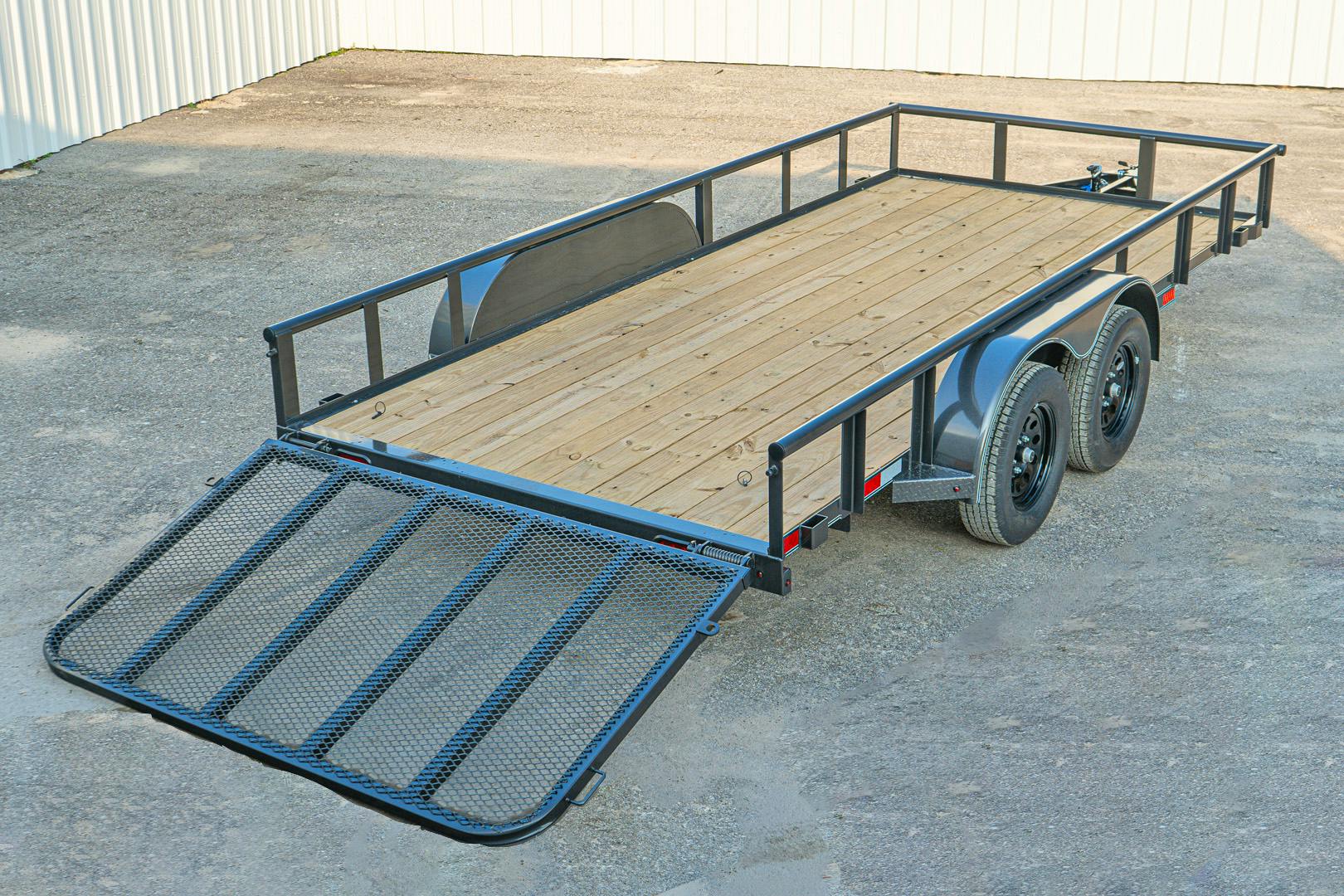 X-ON 16'x83" Utility Trailer w/ 4' Gate (U2)