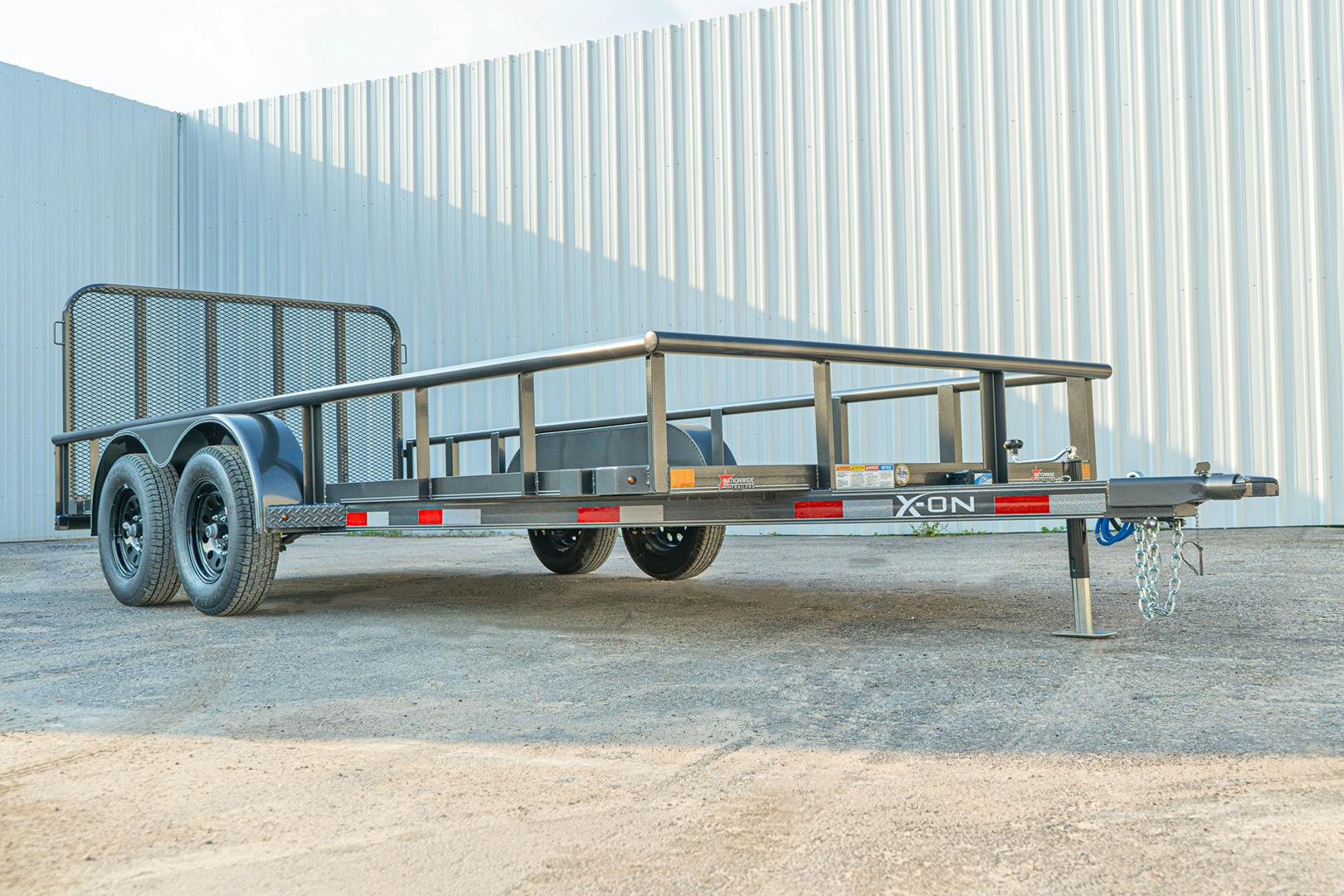 X-ON 16'x83" Utility Trailer w/ 4' Gate (U2) - Image 2