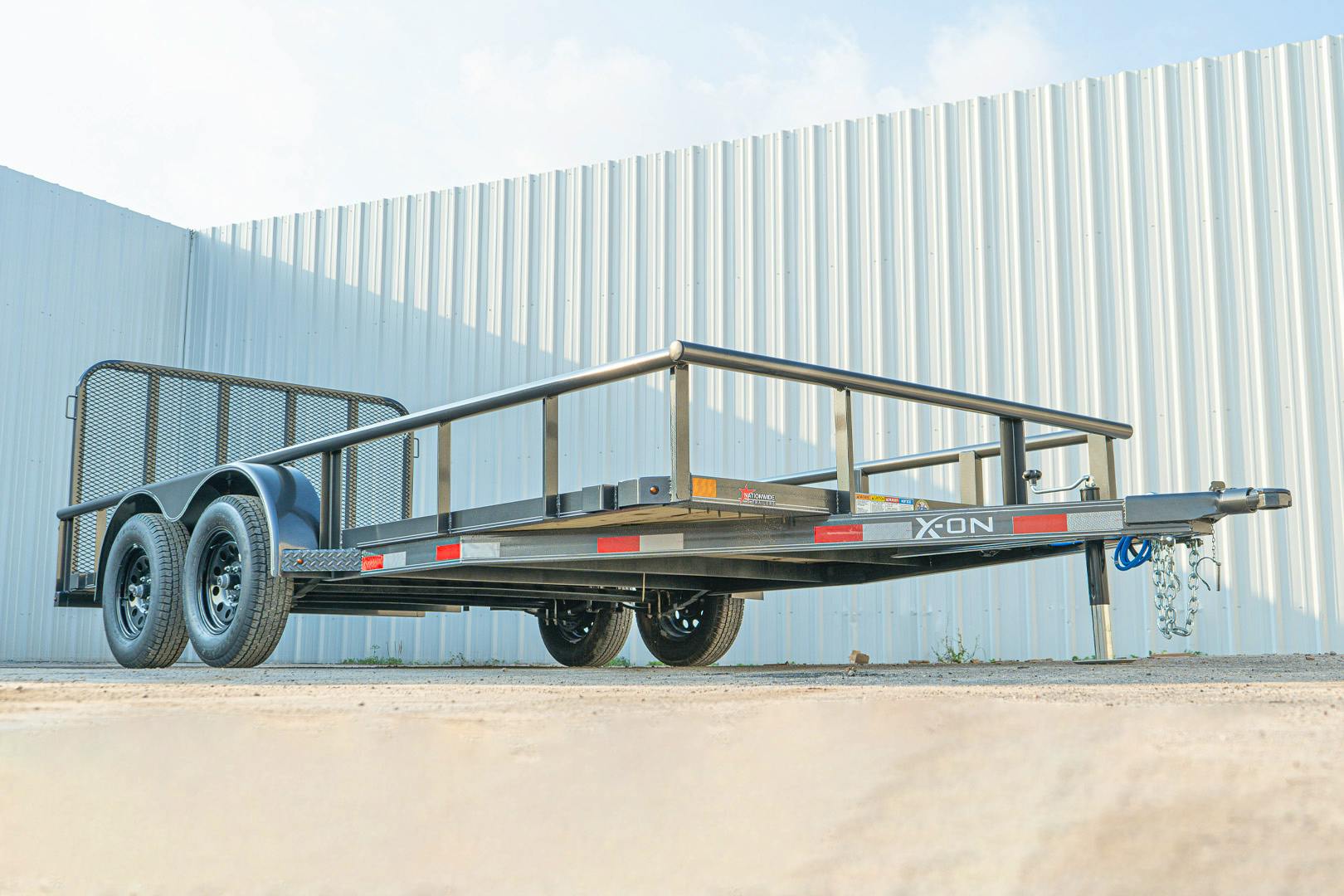 X-ON 16'x83" Utility Trailer w/ 4' Gate (U2)