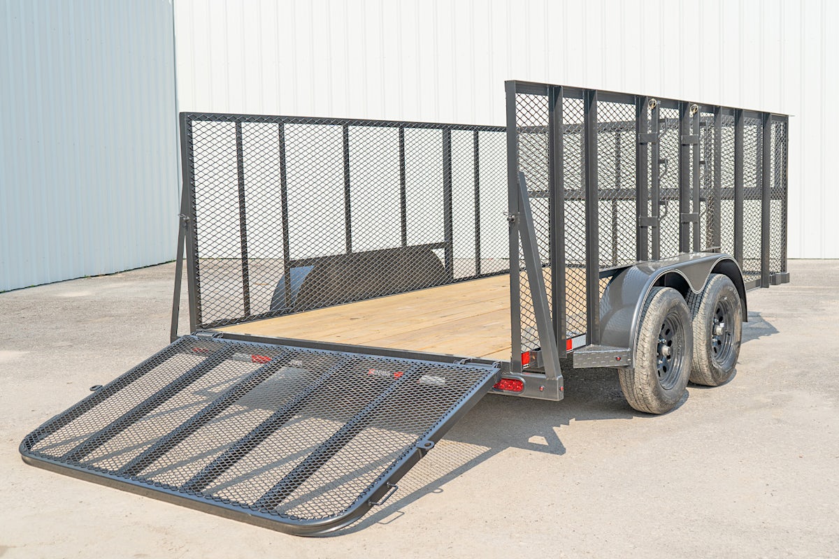 X-ON 14'x83" Landscape Trailer w/ 4' Sides & 4' Gate (L2) - Image 14