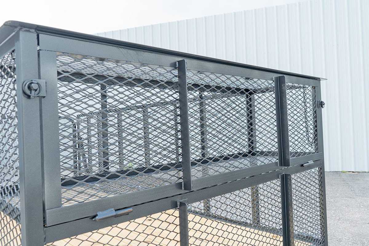 X-ON 14'x83" Landscape Trailer w/ 4' Sides & 4' Gate (L2) - Image 6