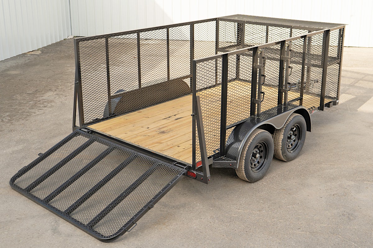 X-ON 12'x83" Landscape Trailer w/ 4' Sides & 4' Gate (L2) - Image 12