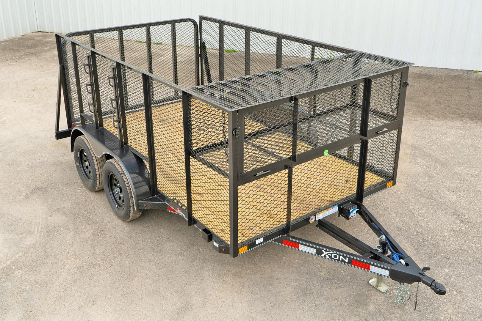 X-ON 12'x83" Landscape Trailer w/ 4' Sides & 4' Gate (L2) - Image 4
