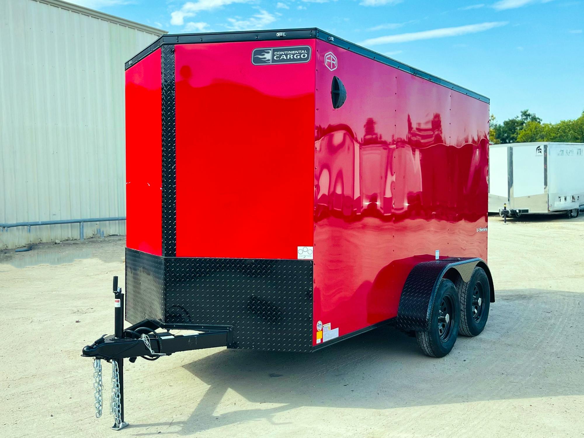 Continental Cargo 6'x12' Enclosed Cargo Trailer w/ Rear Ramp Door (V-Series) - Stock #85742 - Image 1 of 3