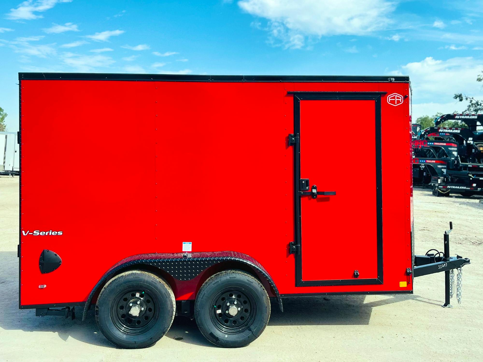 Continental Cargo 6'x12' Enclosed Cargo Trailer w/ Rear Ramp Door (V-Series) - Stock #85742 - Image 2 of 3
