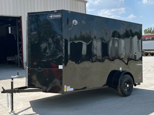 Continental Cargo 6'x12' Single Axle Enclosed Cargo Trailer w/ Rear Ramp Doors (V-series)