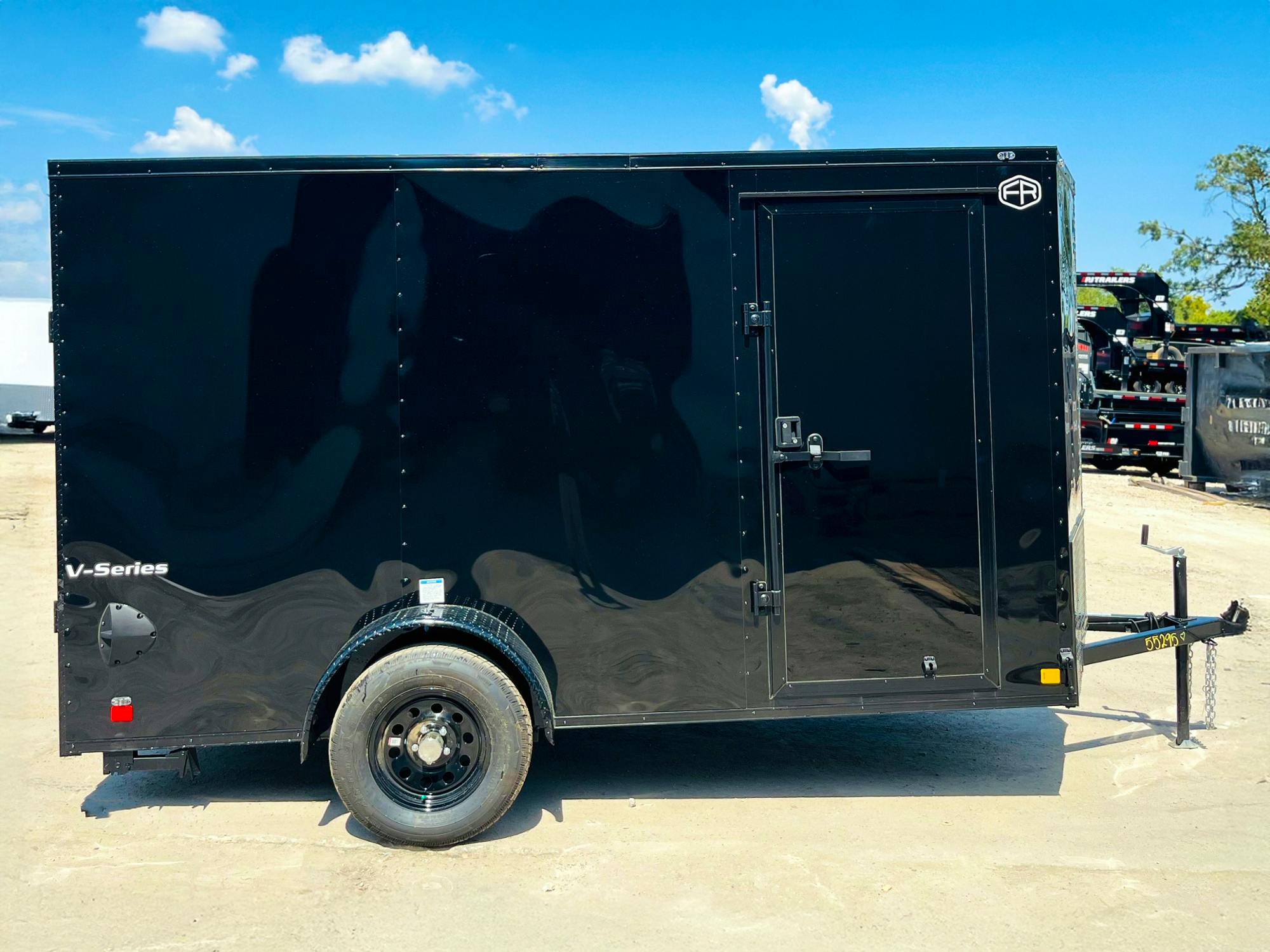 Continental Cargo 6'x12' Single Axle Enclosed Cargo Trailer w/ Rear Ramp Doors (V-series) - Image 2