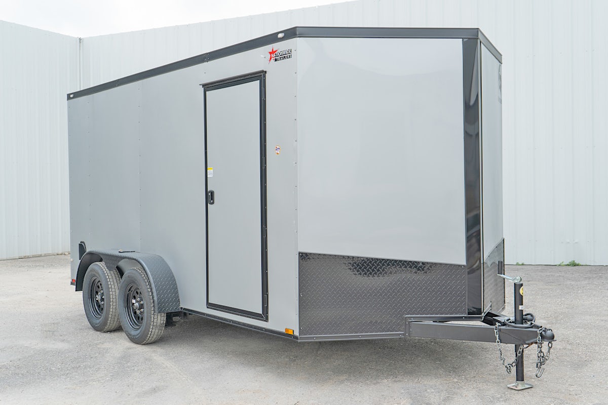 Spartan 7'x14' Enclosed Cargo Trailer w/ Rear Ramp Door (C2) - Image 2