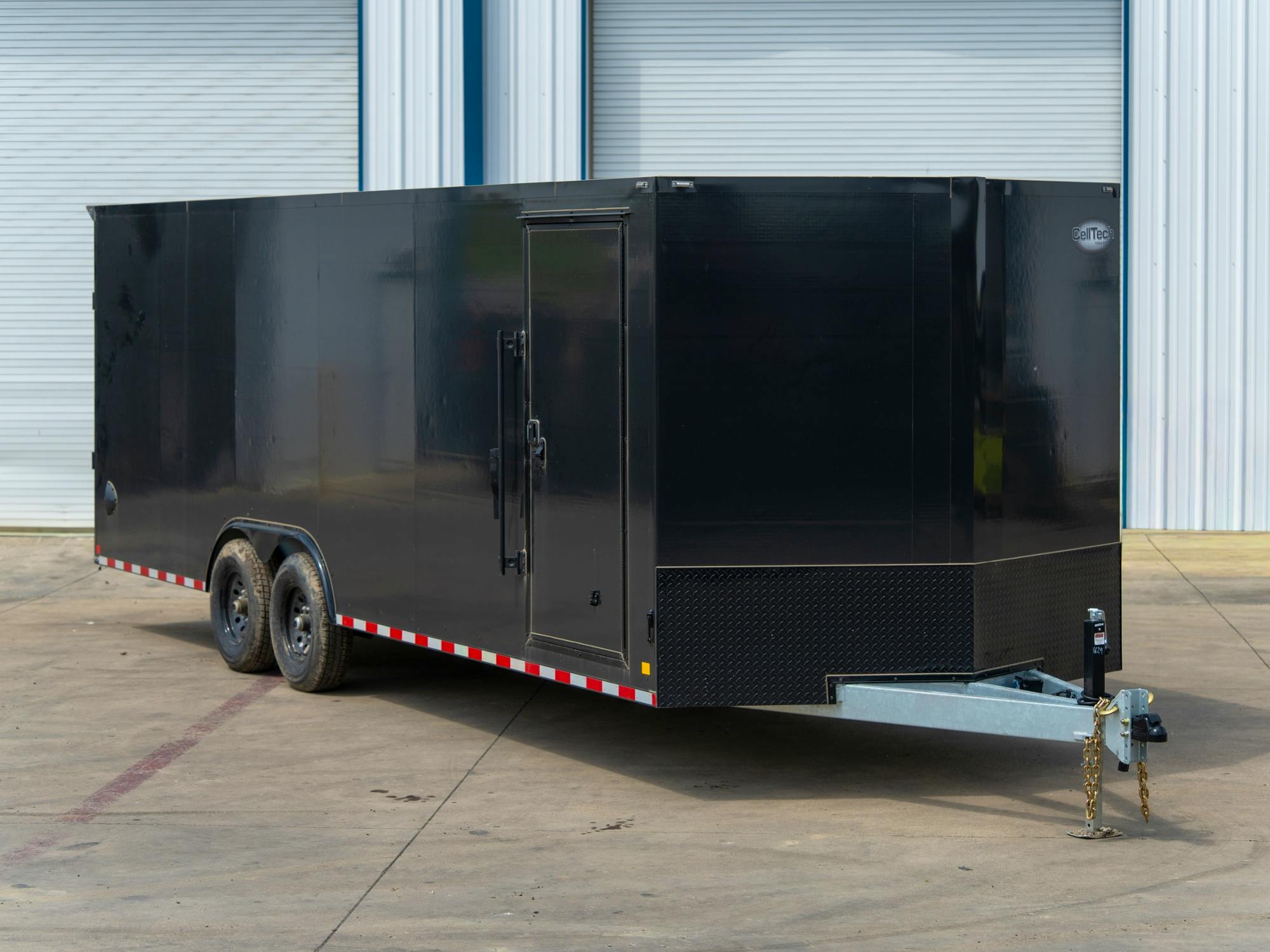 CellTech 8.5'x24' All-Steel Enclosed Cargo Trailer w/ Rear Ramp Door (C2) - Stock #85751 - Image 1 of 7