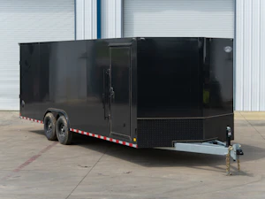CellTech 8.5'x24' All-Steel Enclosed Cargo Trailer w/ Rear Ramp Door (C2)