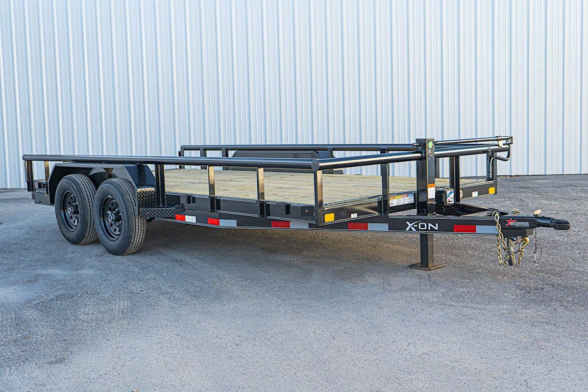 X-ON 16'x83" Equipment Trailer w/ Slide-In Ramps (E2) - Image 2