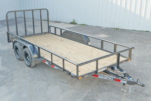 X-ON 16'x83" Utility Trailer w/ 4' Gate (U2)