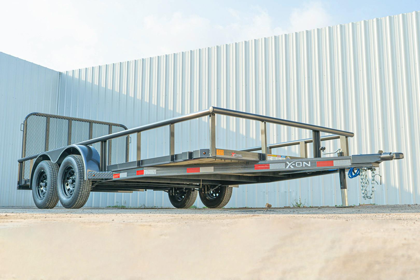 X-ON 16'x83" Utility Trailer w/ 4' Gate (U2) - Stock #85762 - Image 3 of 12