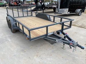 X-ON 14'x83" Utility Trailer w/ 3' Gate & 2' Dovetail (U2)