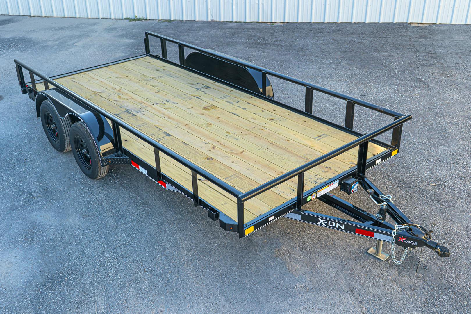 X-ON 16'x83" Utility Trailer w/ Slide-In Ramps (U2) - Stock #85764 - Image 4 of 14