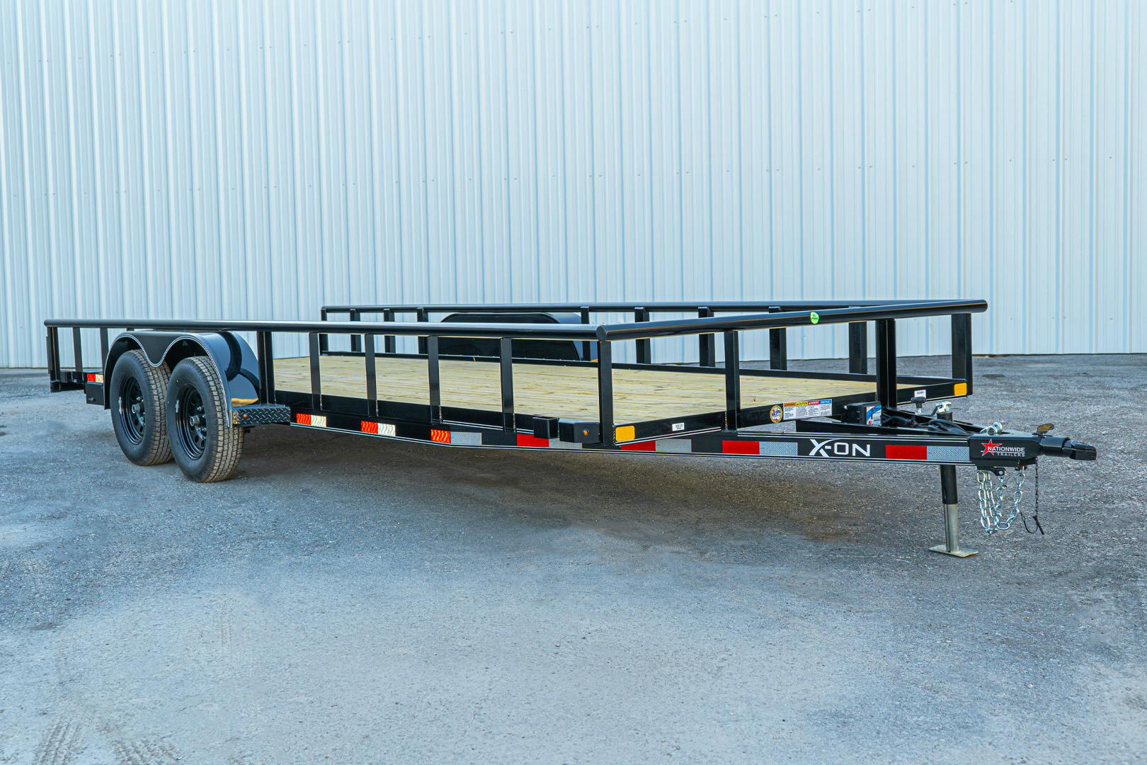 X-ON 20'x83" Utility Trailer w/ Slide-In Ramps (U2) - Image 3