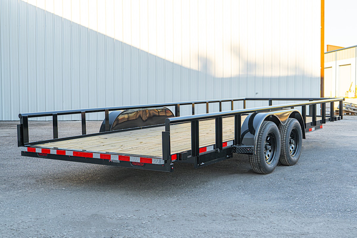 X-ON 20'x83" Utility Trailer w/ Slide-In Ramps (U2) - Image 14