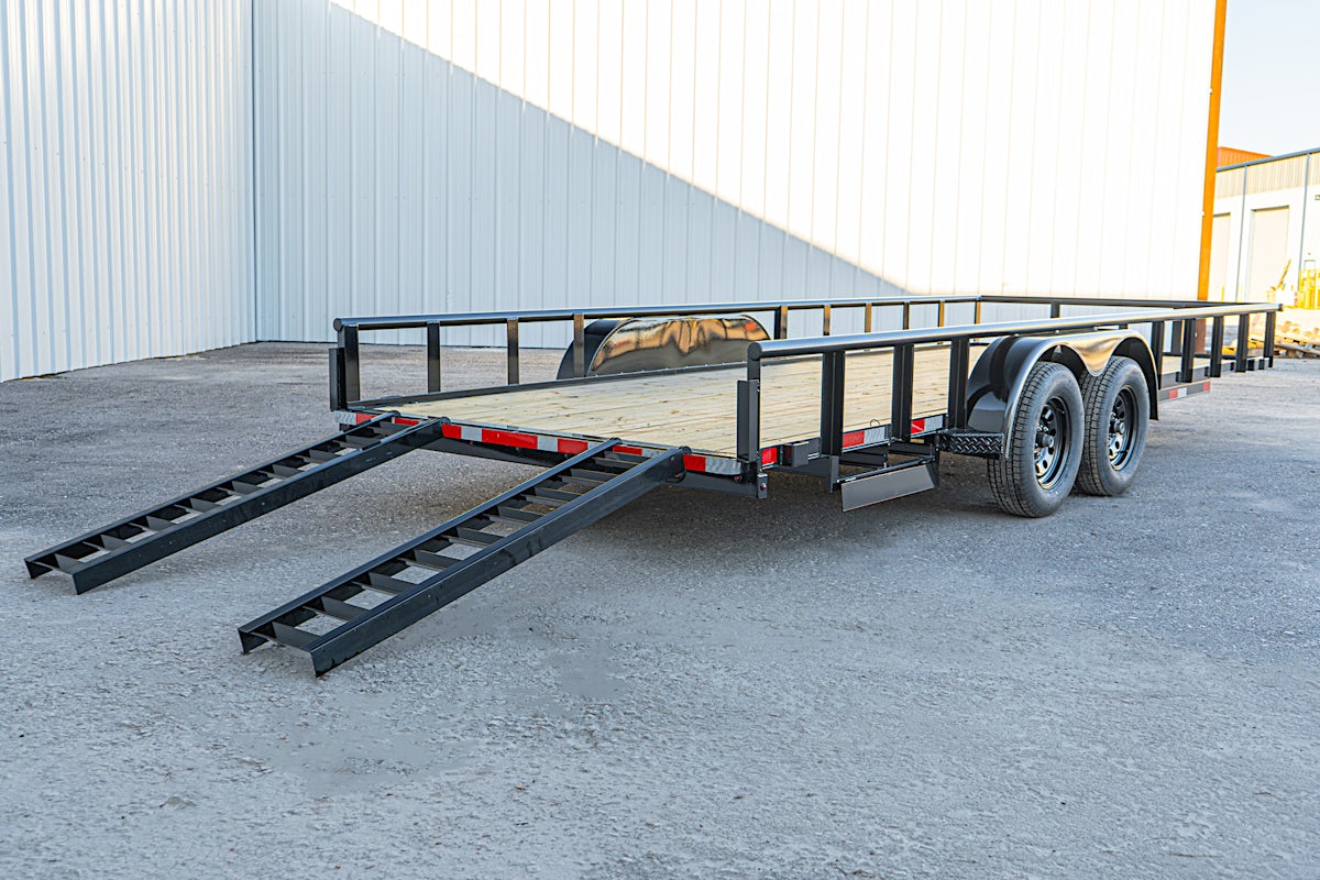 X-ON 20'x83" Utility Trailer w/ Slide-In Ramps (U2) - Image 15
