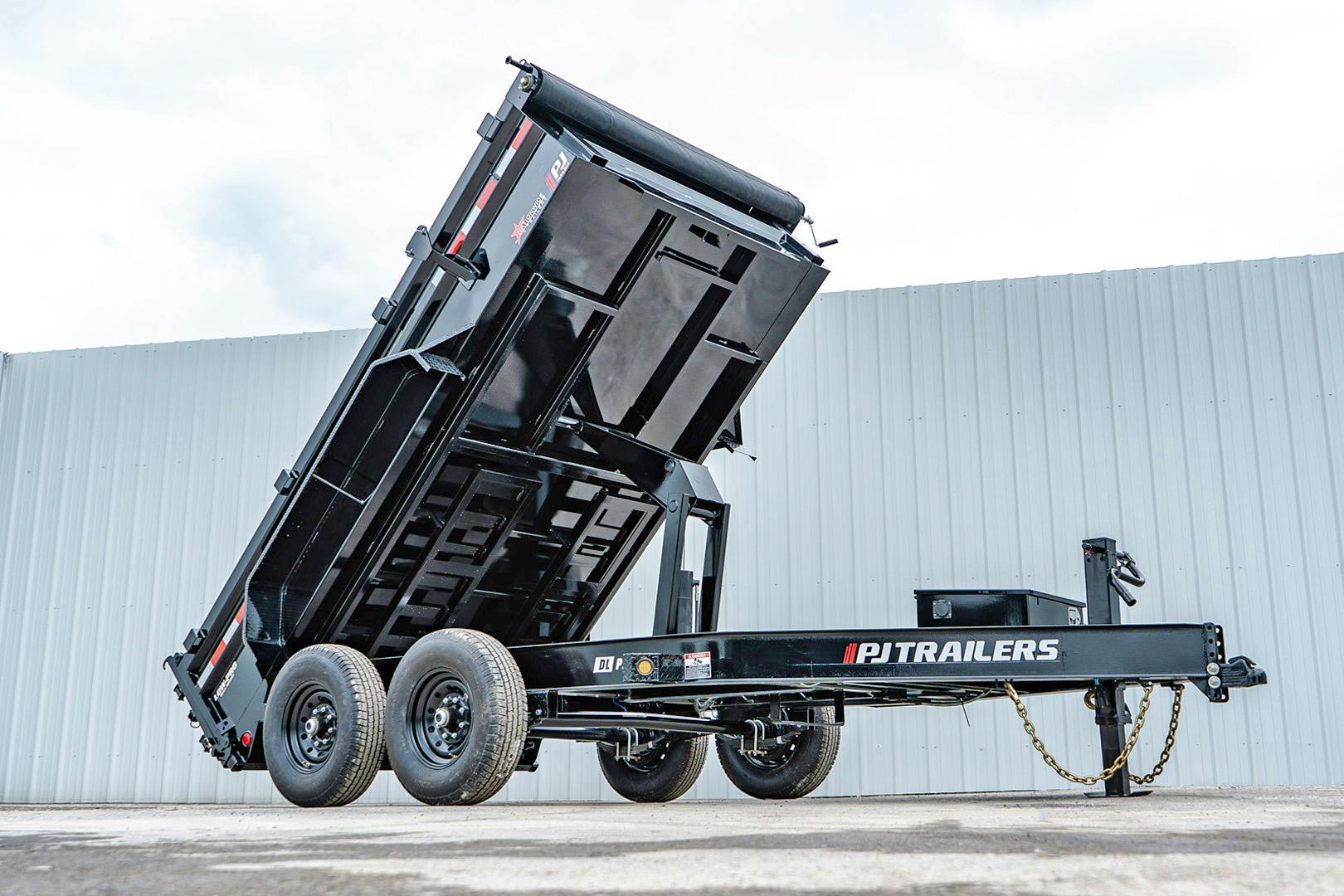 PJ Trailers 12'x83" Low Pro Dump Trailer w/ 2' Sides (DL) - Image 3