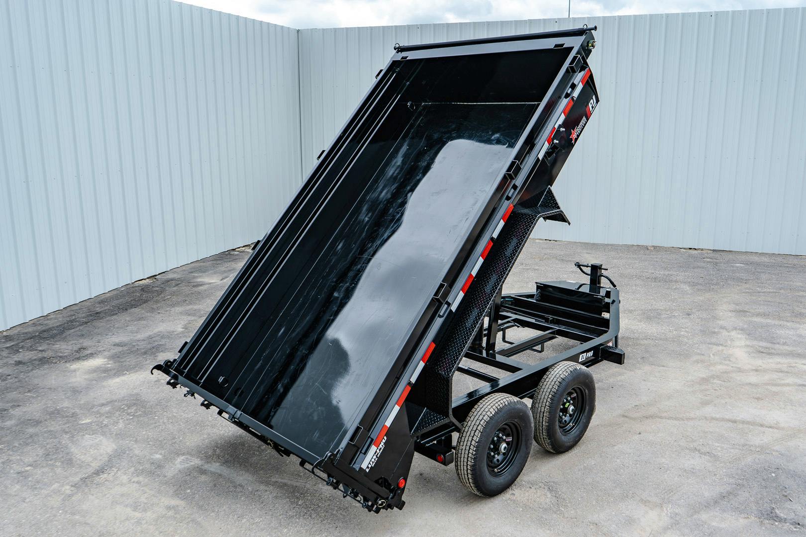 PJ Trailers 12'x83" Low Pro Dump Trailer w/ 2' Sides (DL) - Image 16