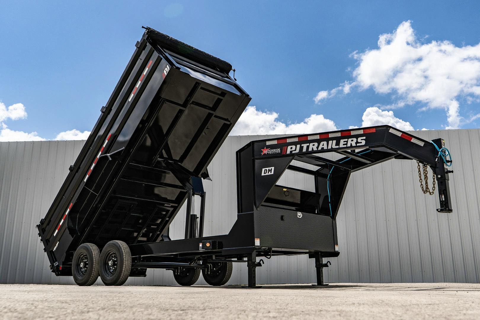 PJ Trailers 14'x83" Low Pro High Side Dump Trailer w/ 4' Sides (DM) - Image 5