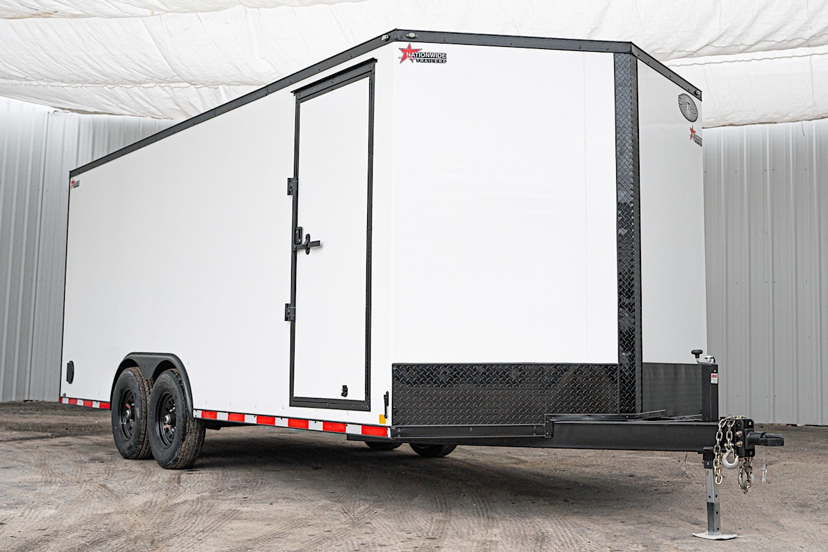 CellTech 8.5'x20' All-Steel Enclosed Cargo Trailer w/ Rear Barn Doors (C2) - Image 3