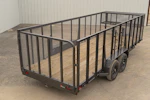 X-ON 20'x83" Landscape Trailer w/ 4' Sides & 4' Gate (L2) Stock #85780 - Thumbnail 4