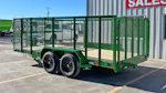 X-ON 16'x83" Landscape Trailer w/ 4' Sides & 4' Gate (L2) Stock #85782 - Thumbnail 5