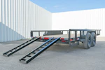 X-ON 16'x83" Utility Trailer w/ Slide-In Ramps (U2) Stock #85783 - 9 more images