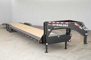 PJ Trailers 40'x102" Gooseneck 10" Pro I-Beam S/W Equipment Trailer (H7)