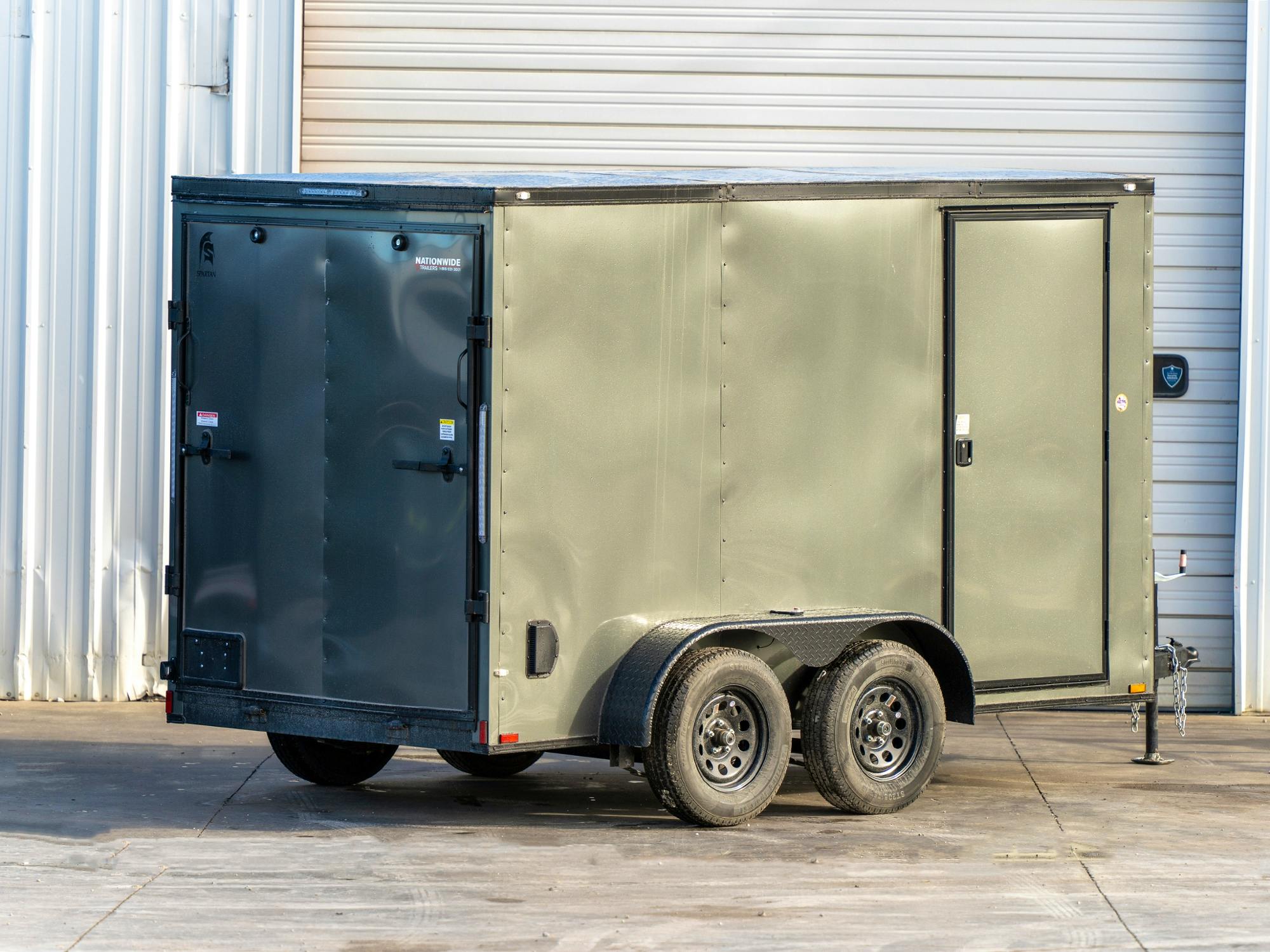 Spartan 6'x12' Enclosed Cargo Trailer w/ Rear Ramp Door (C2) - Stock #85802 - Image 2 of 3