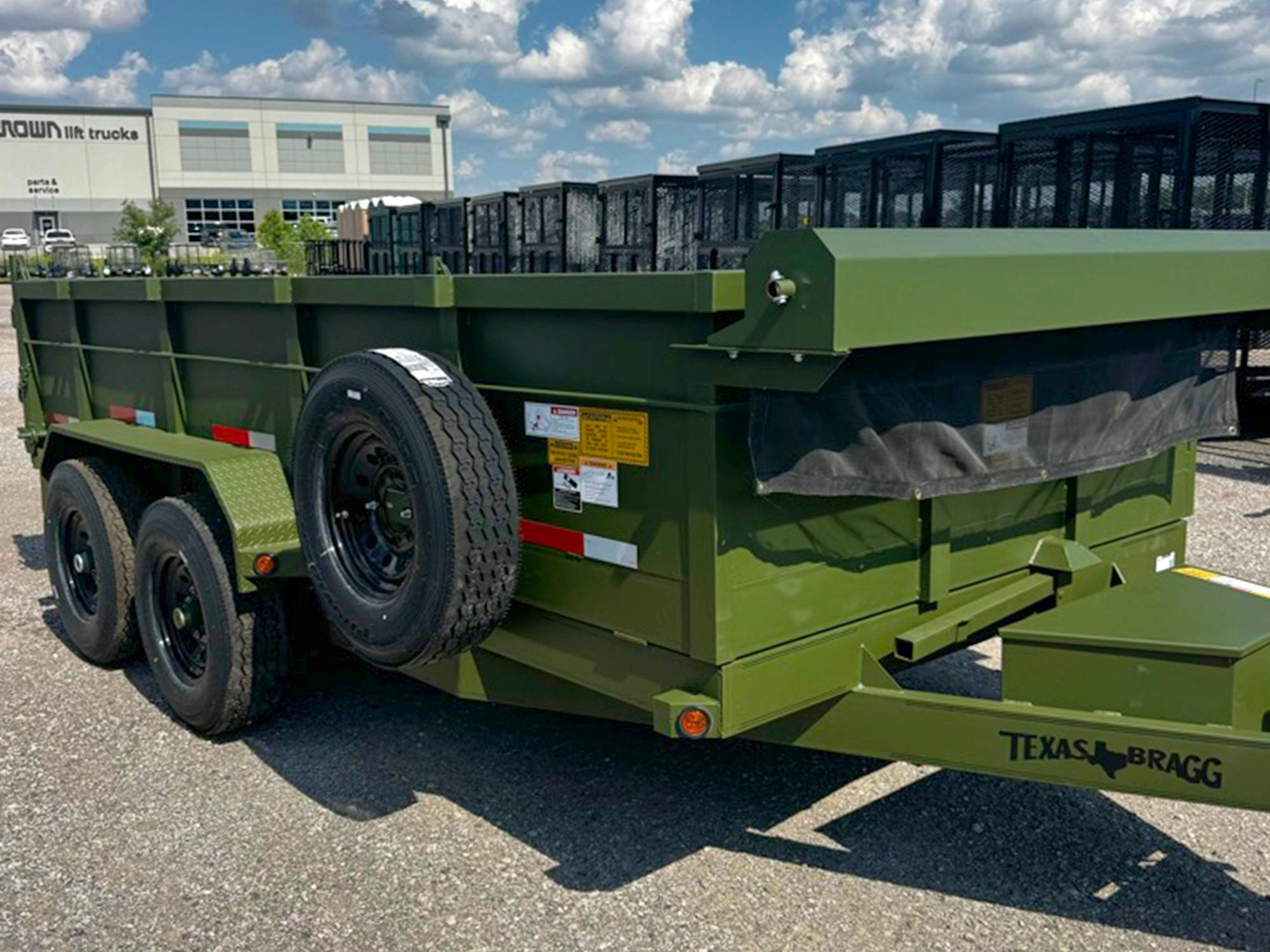 Texas Bragg 14'x83" Dump Trailer w/ 2ft Sides - Stock #85805 - Image 1 of 4